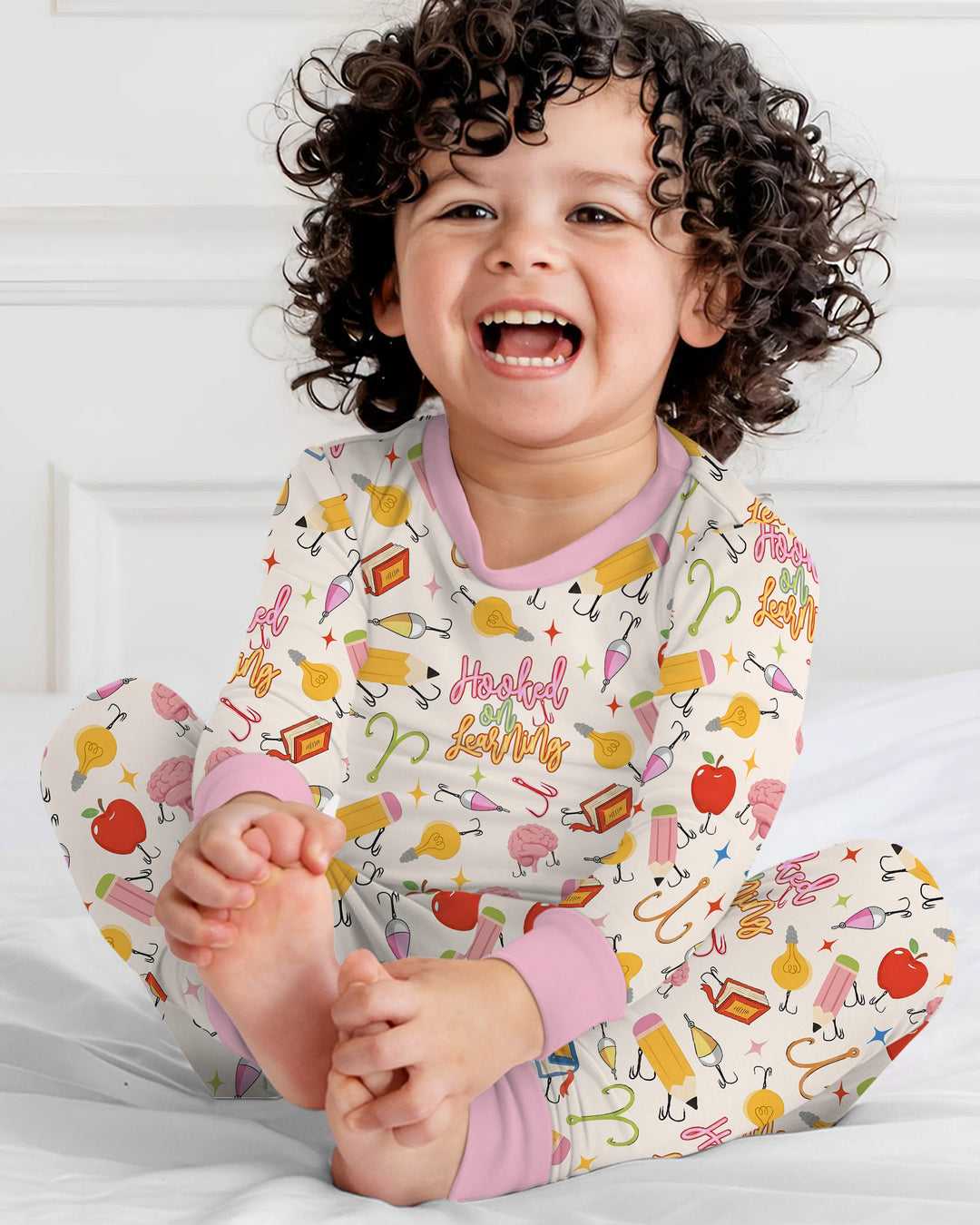 Template Bamboo Two Piece Long Sleeve Pyjamas Set