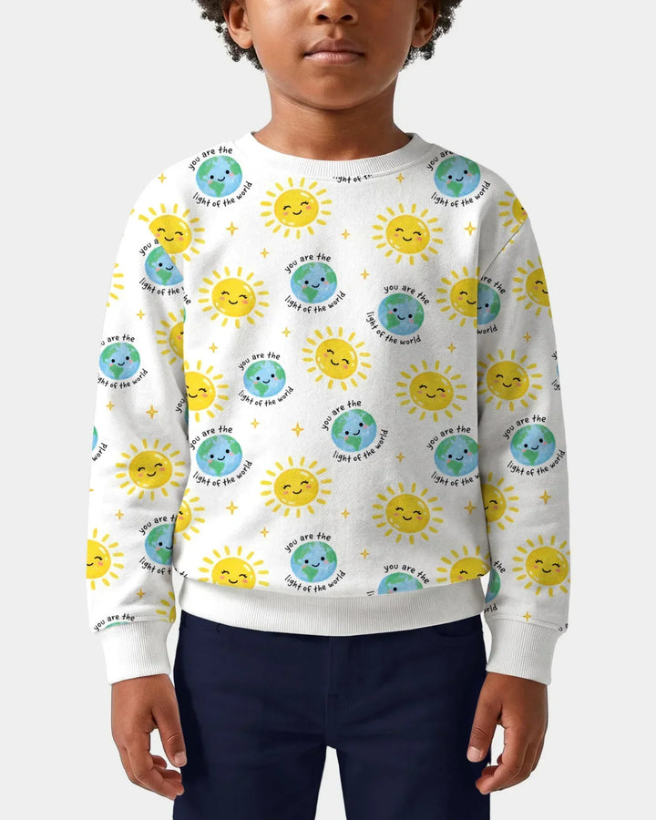 Matthew 5:14 Light of the World Bamboo Crewneck Sweatshirt