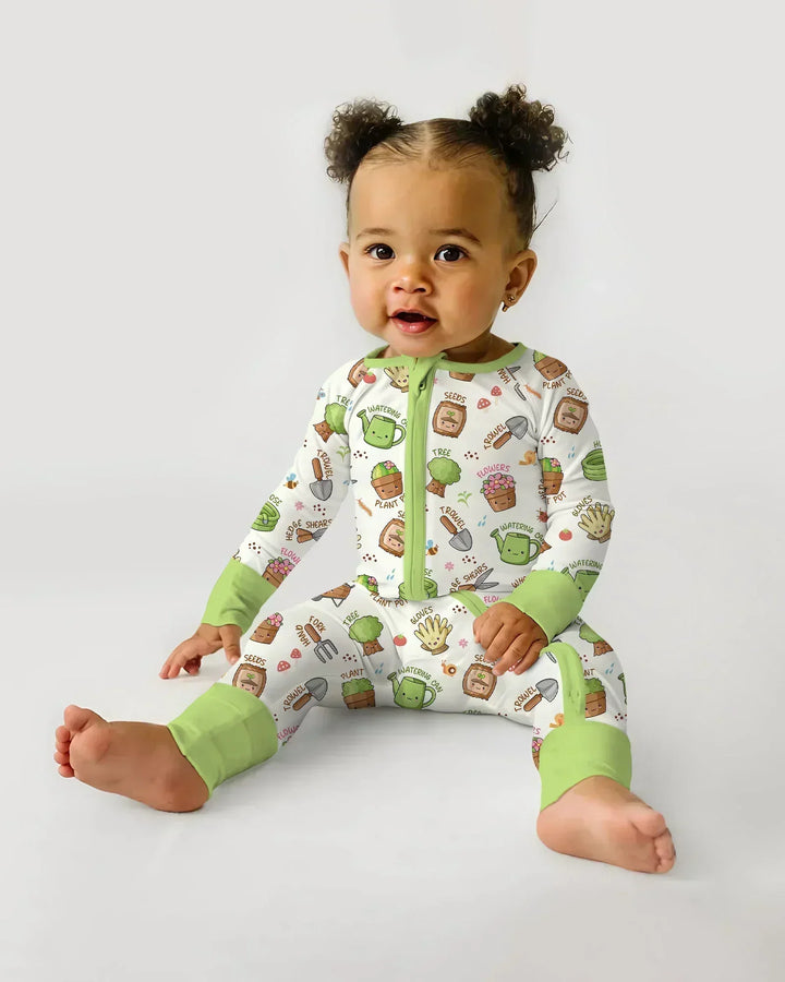 Kawaii Garden Crew Bamboo Convertible Zippy