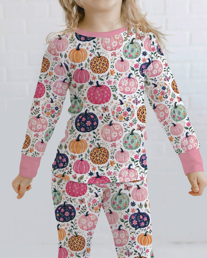 Template Bamboo Two Piece Long Sleeve Pyjamas Set