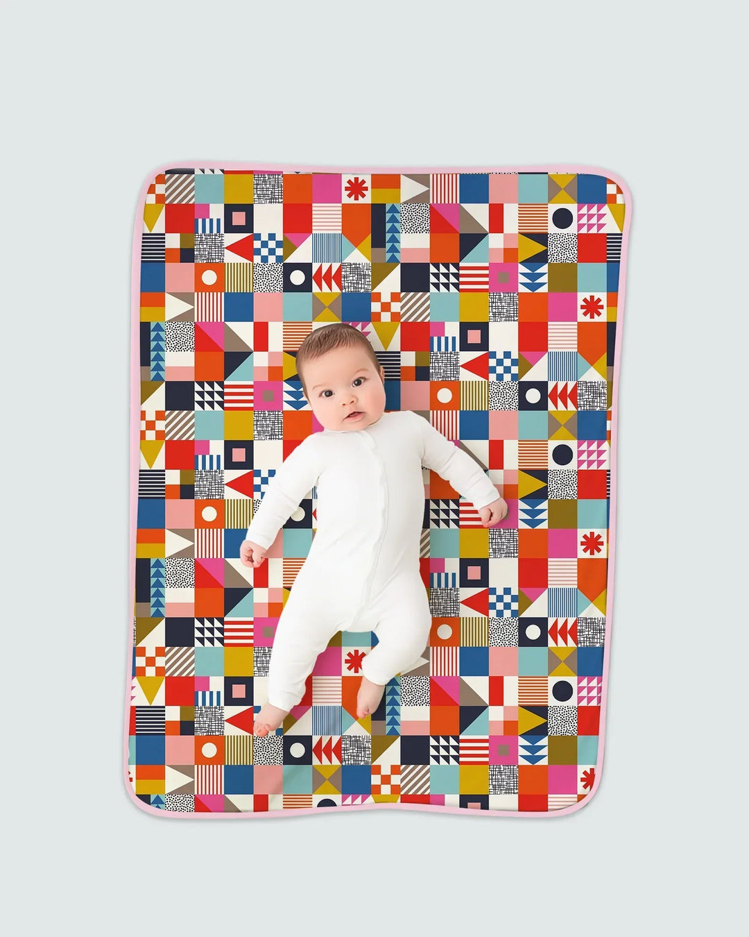 Playful Shapes Bamboo Blanket