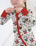 Happy 250th America Cute Patriotic Eagles Family Matching Bamboo Convertible Zippy