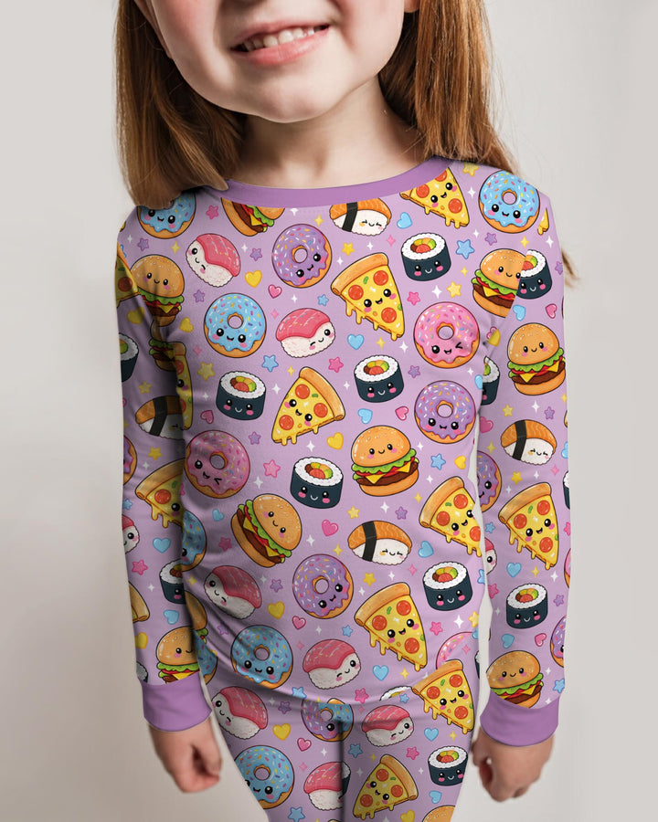 Template Bamboo Two Piece Long Sleeve Pyjamas Set