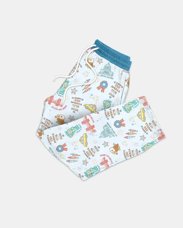 250 Years Of Freedom Bamboo Men's Pajama Set