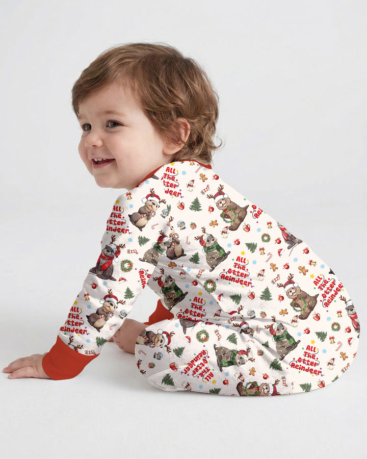All The Otter Reindeer Bamboo Convertible Zippy
