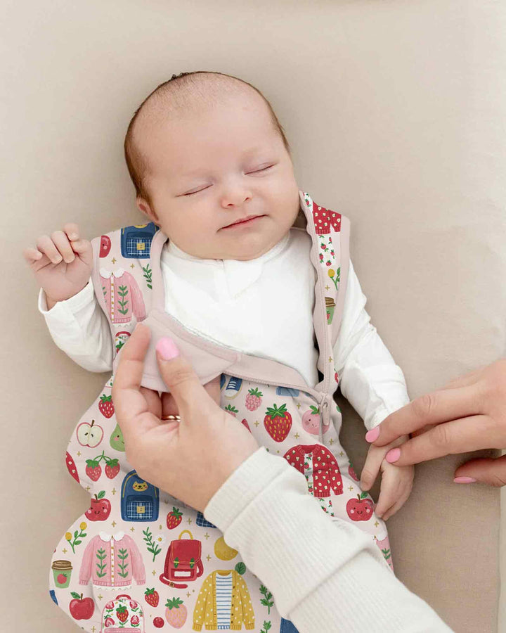 Strawberry School Style Bamboo Sleep Bag