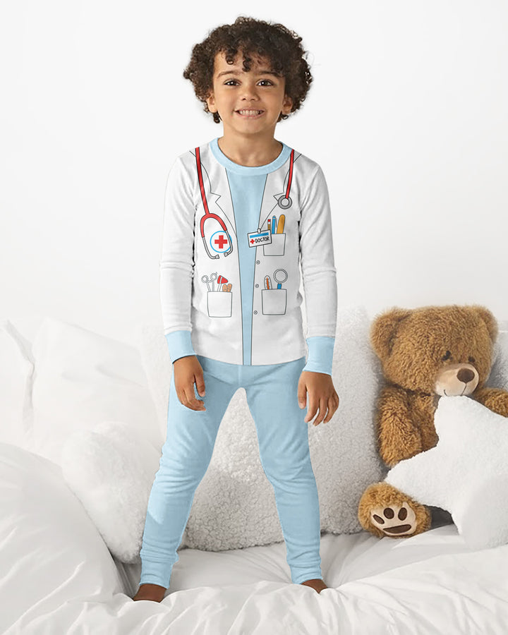 Template Bamboo Two Piece Long Sleeve Pyjamas Set