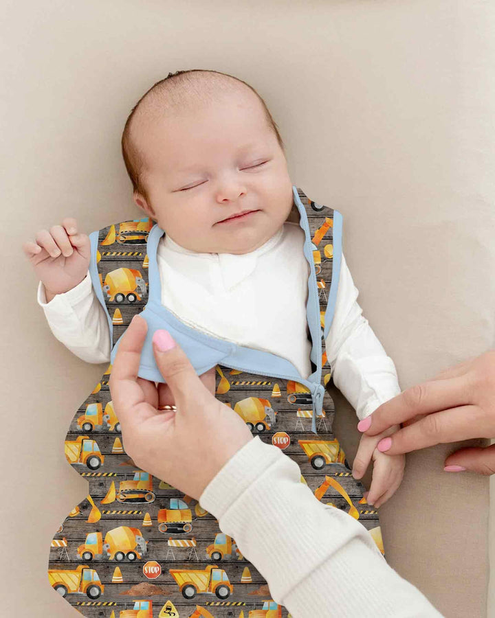 Construction Vehicles Bamboo Sleep Bag