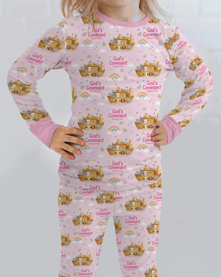 Template Bamboo Two Piece Long Sleeve Pyjamas Set