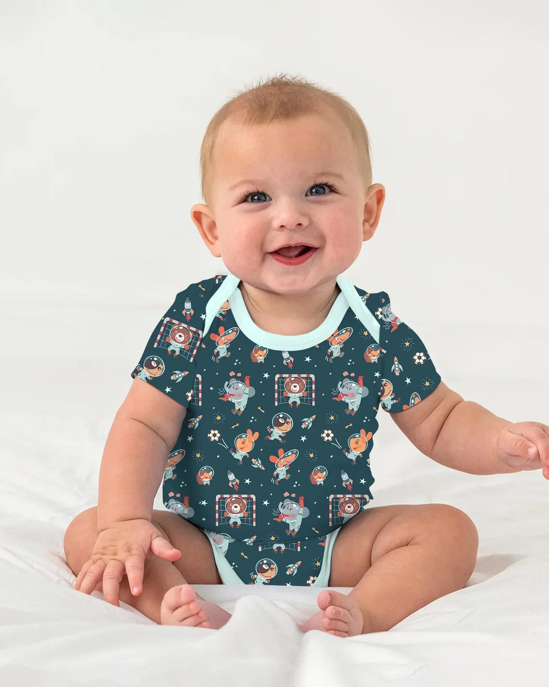Space Soccer Bamboo Bodysuit