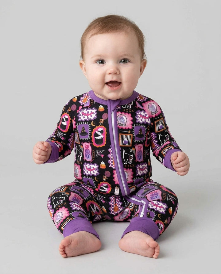 Pink Witchy Halloween Bamboo Convertible Zippy