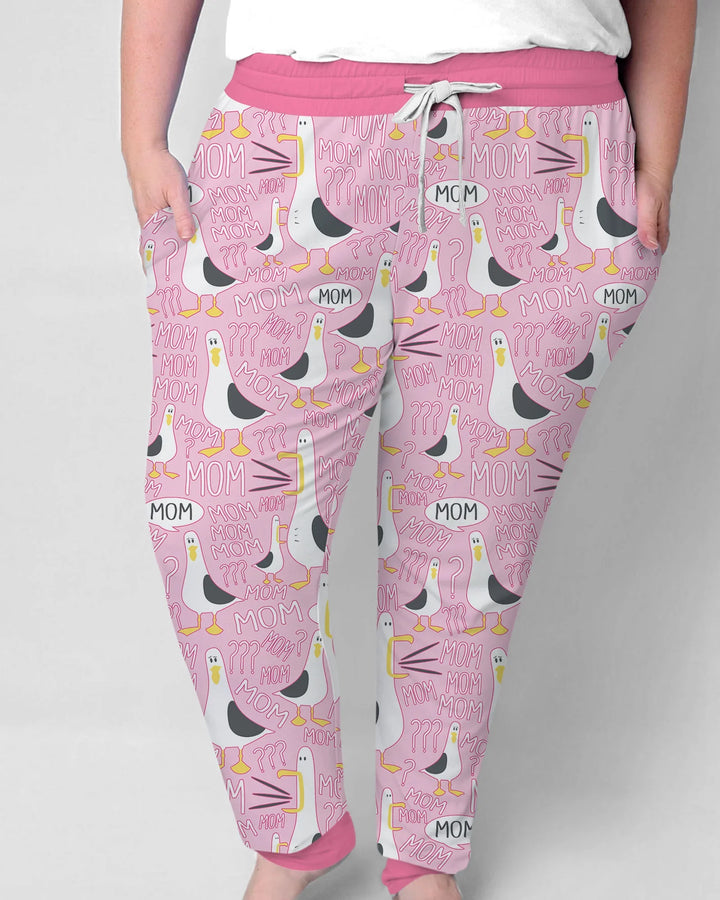 Funny Seagull MOM Bamboo Women Pajama Set