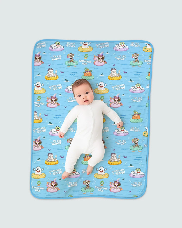 Summerween Cartoon Bamboo Blanket