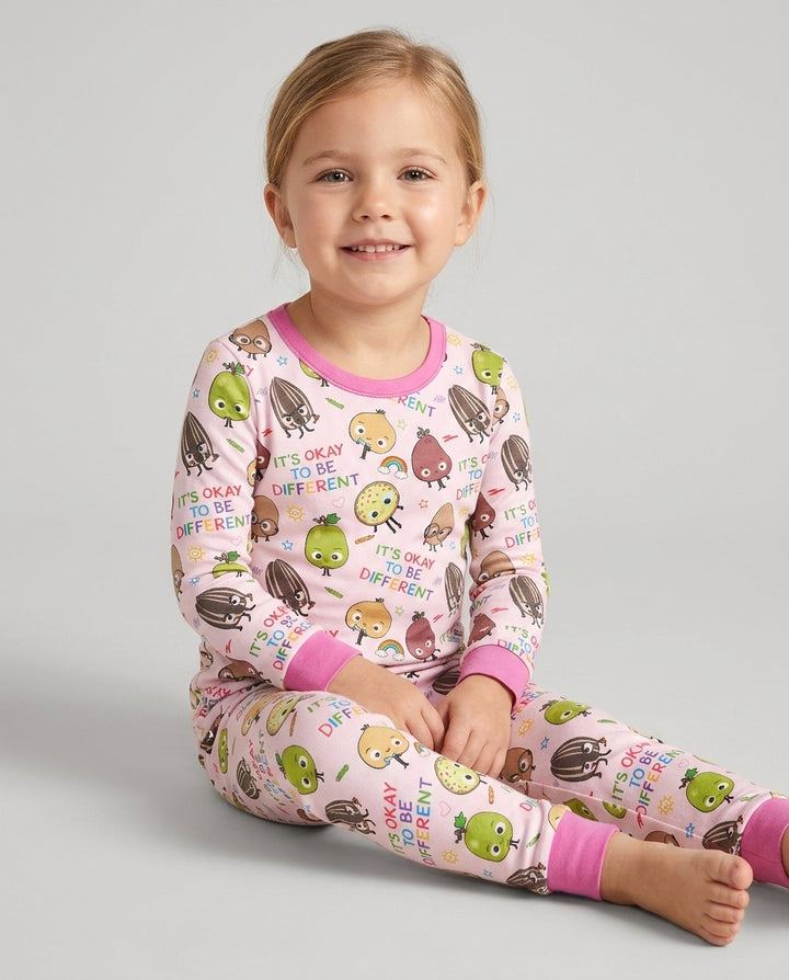 Nutty Little Friends Bamboo Two Piece Long Sleeve Pajama Set
