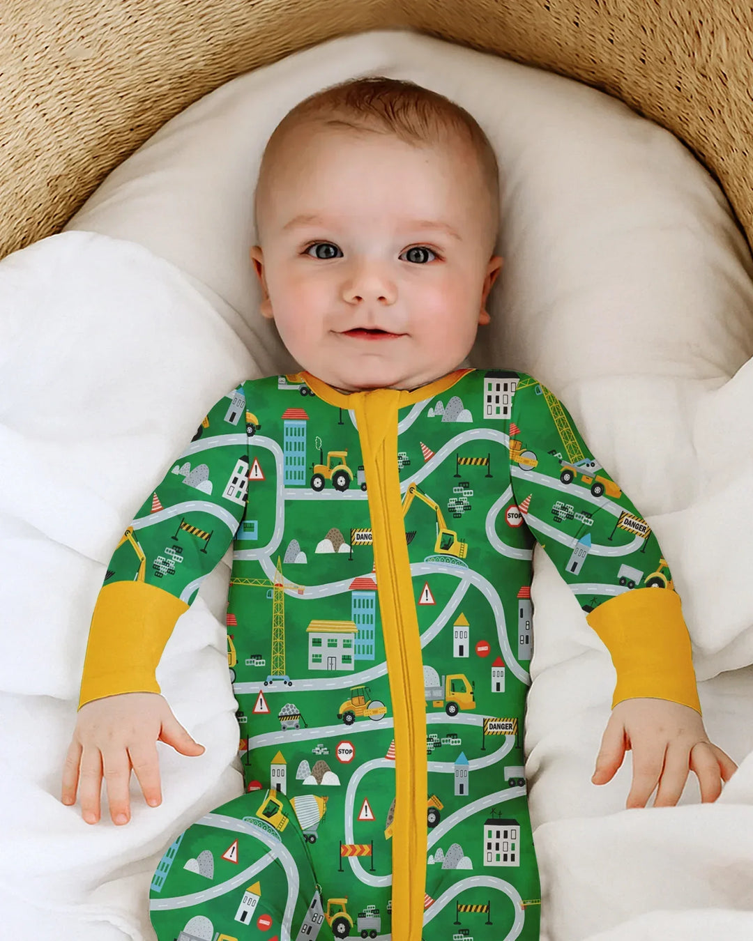 Little Builder Construction Zone Bamboo Convertible Zippy