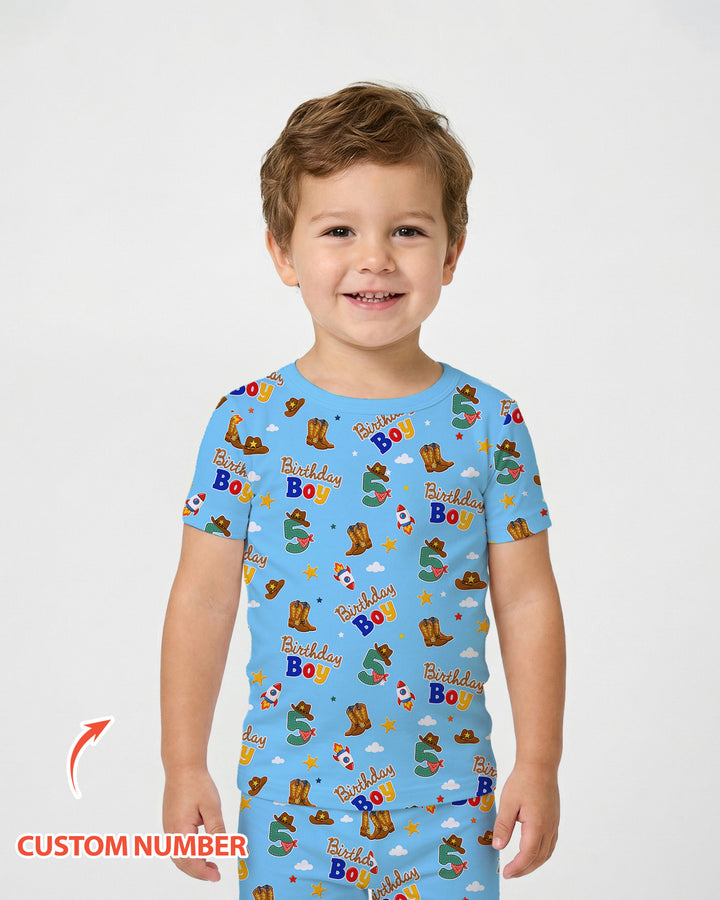 CUSTOM Template Bamboo Two Piece Short Sleeve Pyjamas Set