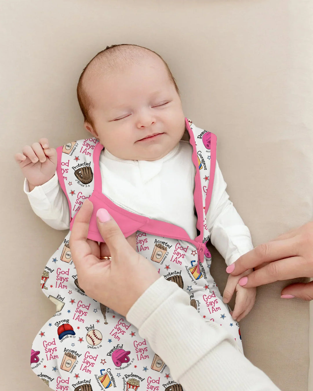Christian Baseball Bamboo Sleep Bag