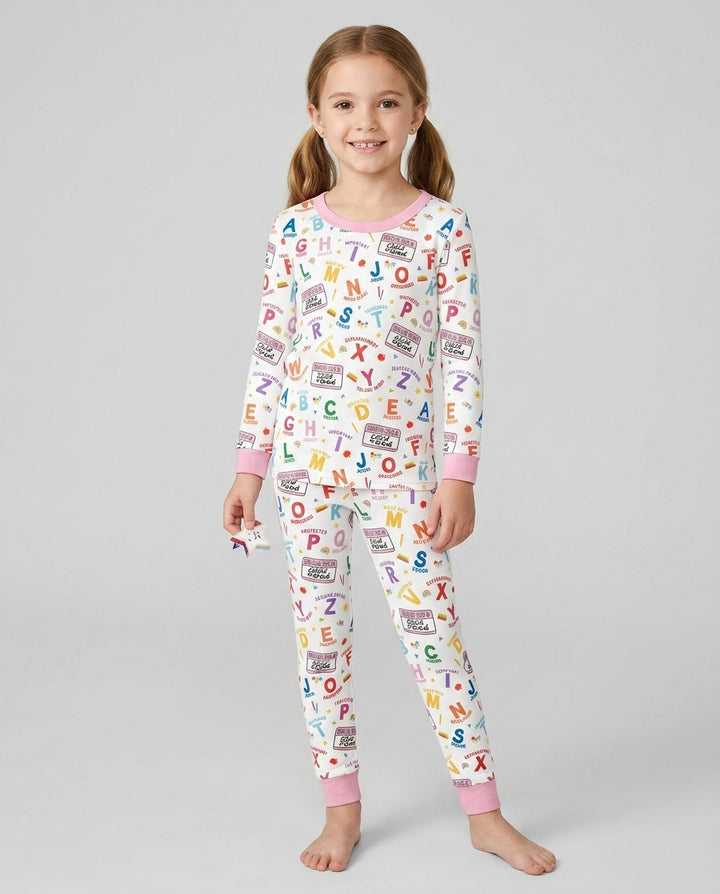 I'm A Child Of God ABCs Bamboo Two Piece Long Sleeve Pajama Set