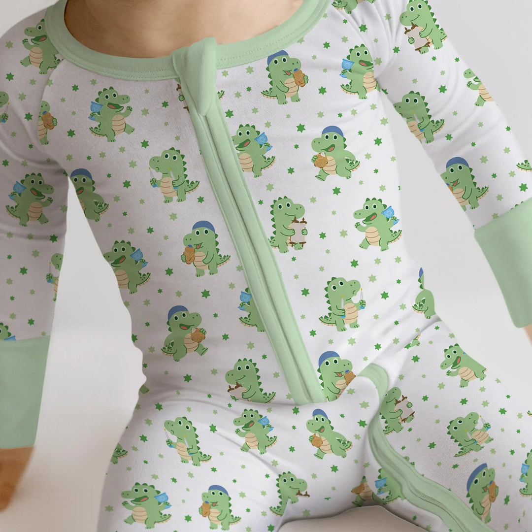 Shabbat Dinosaur Bamboo Convertible Zippy