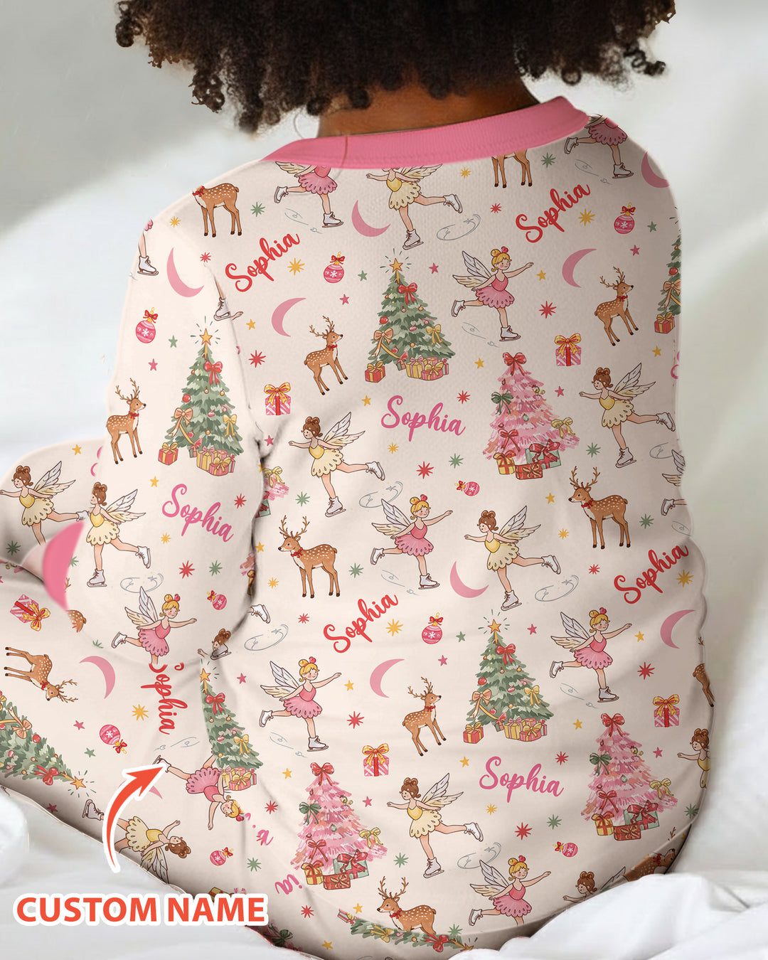 Christmas Checkered Bamboo Two Piece Long Sleeve Pajama Set