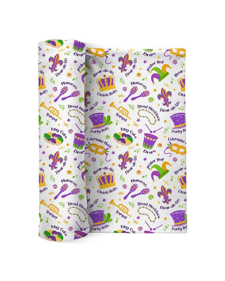 Mardi Gras Family Matching blanket