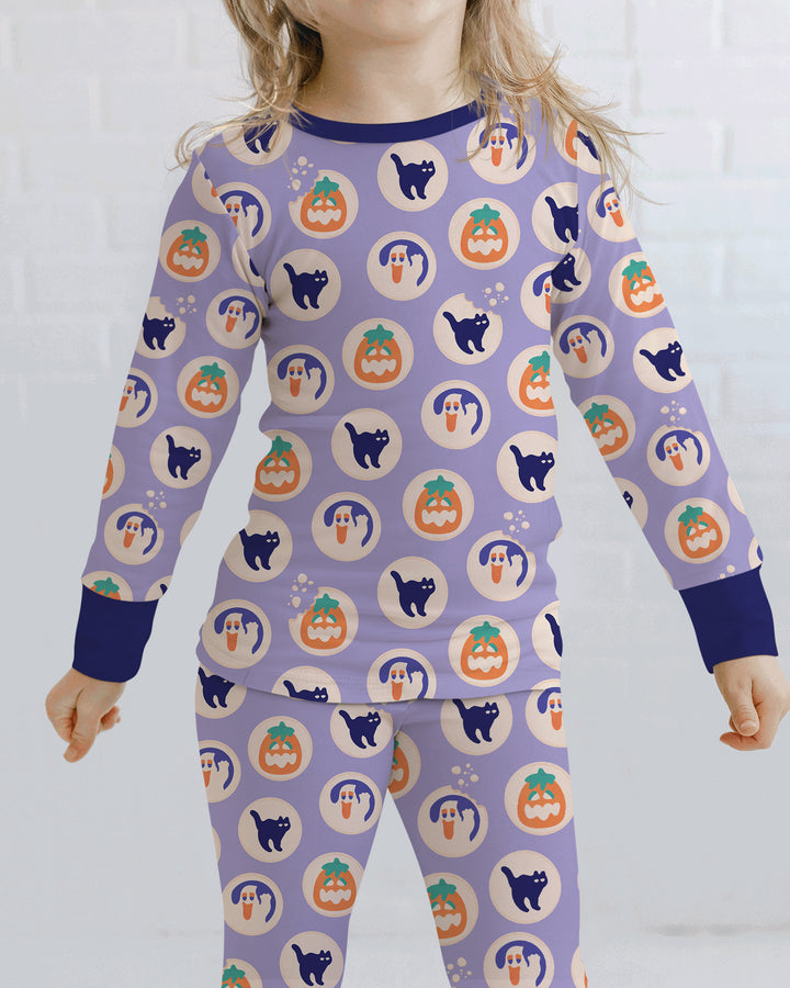 Template Bamboo Two Piece Long Sleeve Pyjamas Set