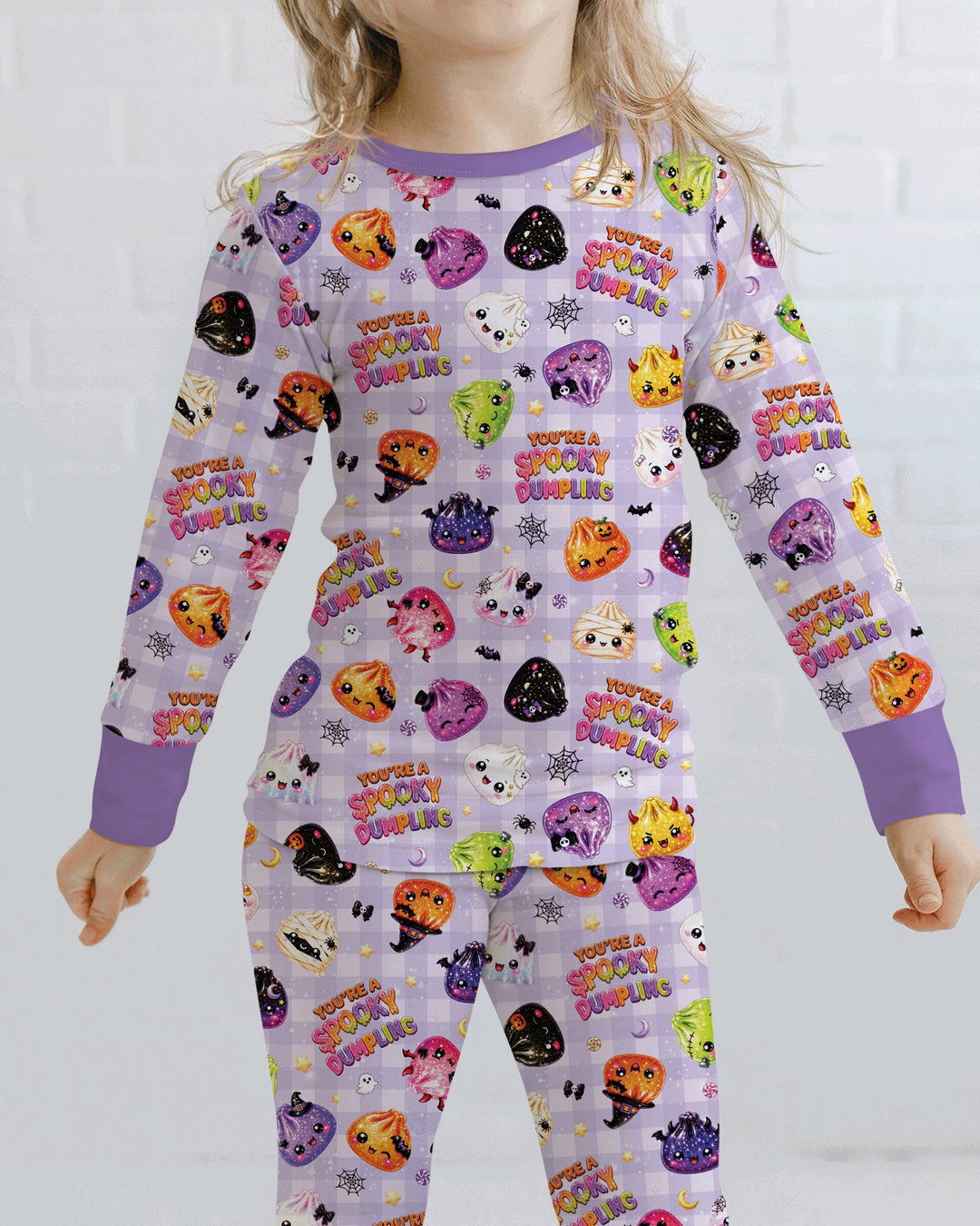 You're A Spooky Dumpling Bamboo Two Piece Long Sleeve Pajama Set