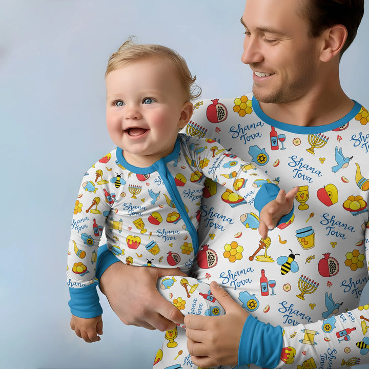 Shanah Tovah U'Metukah Bamboo Men's Pajama Set
