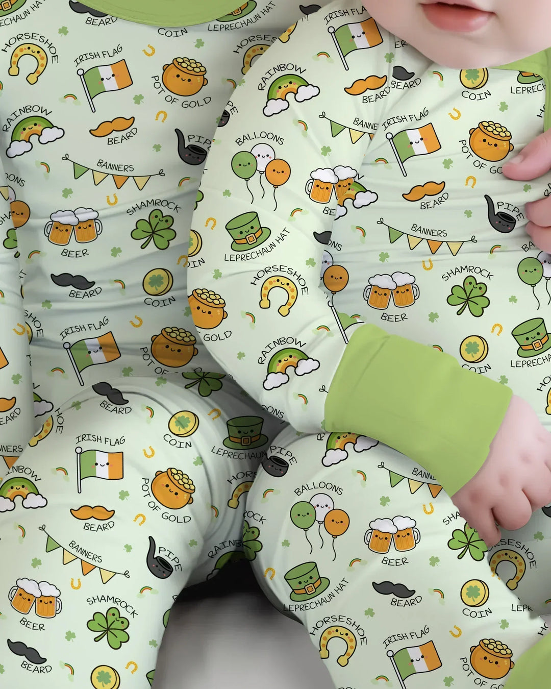Kawaii St Patrick's Day Bamboo Convertible Zippy