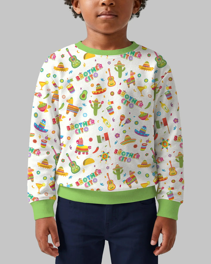 Cinco de Mayo Family Matching Bamboo Crewneck Sweatshirt
