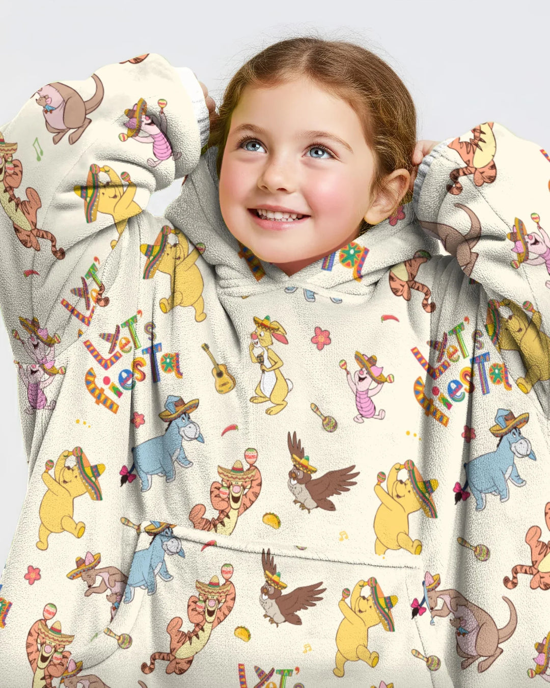 Let's Fiesta Wearable Bamboo Blanket Hoodie