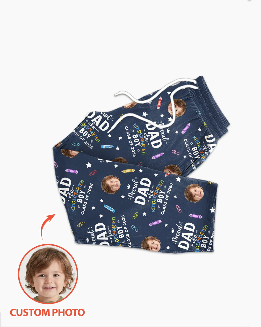 Proud Dad Mom Of Class Of 2026 Bamboo Men's Pajama Set