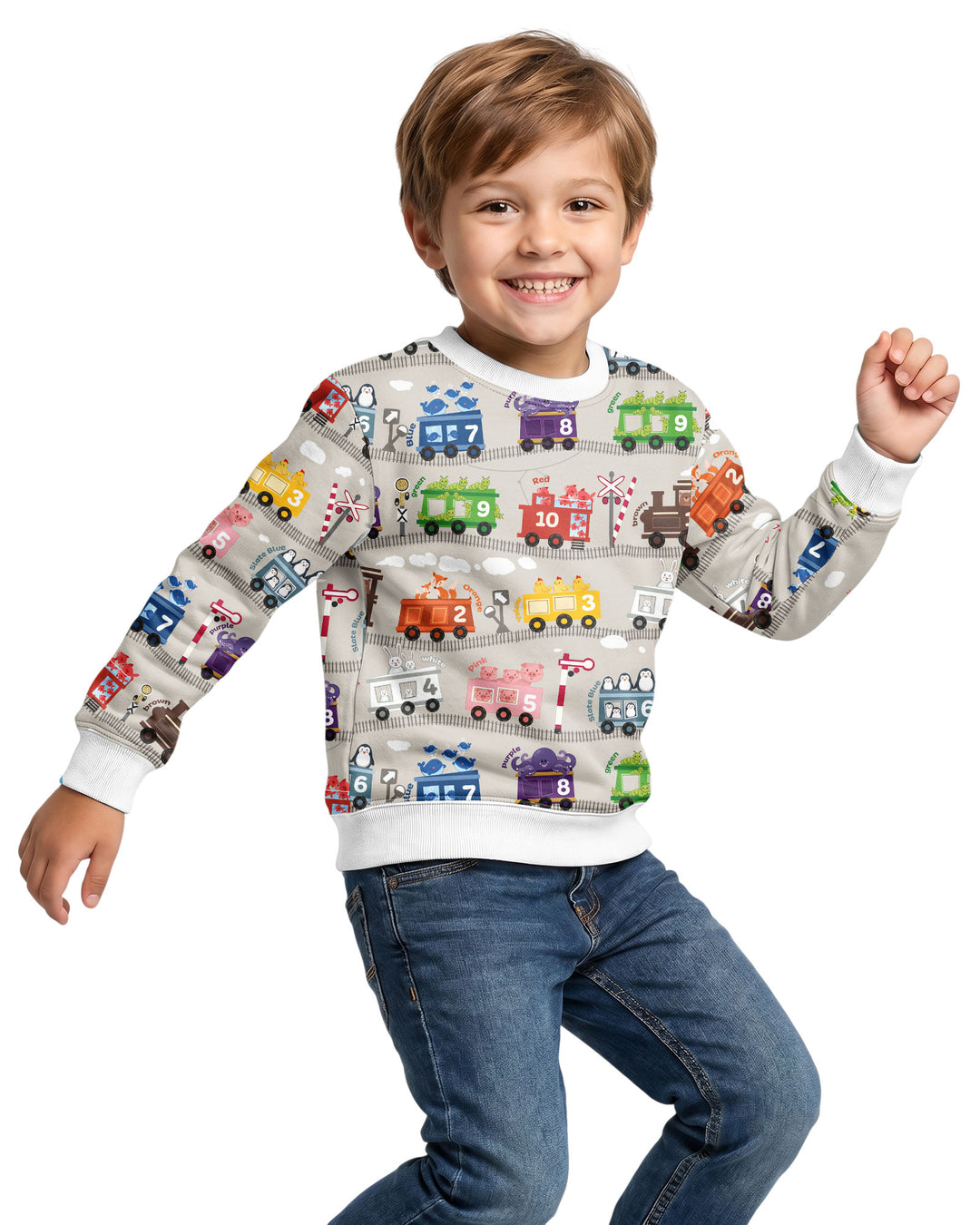 Color Train Bamboo Crewneck Sweatshirt