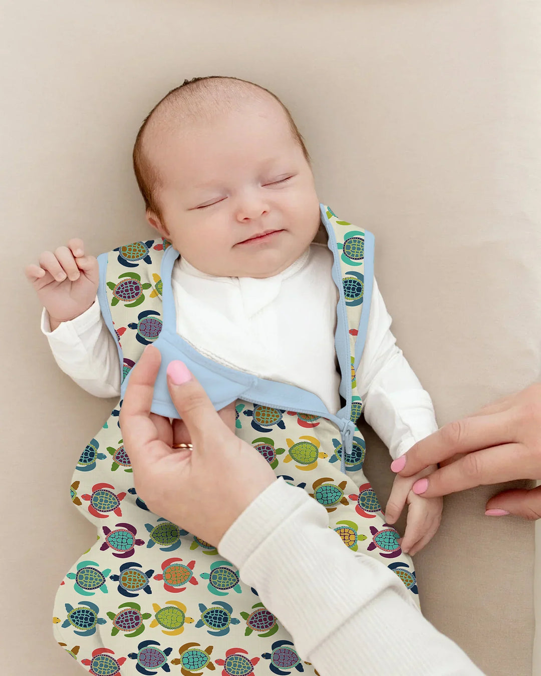Happy Turtle Parade  Bamboo Sleep Bag