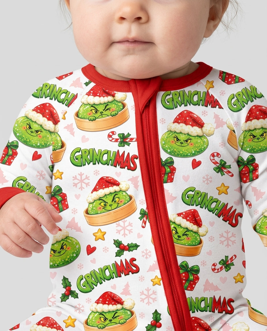 Grinchmas Dumpling Bamboo Convertible Zippy