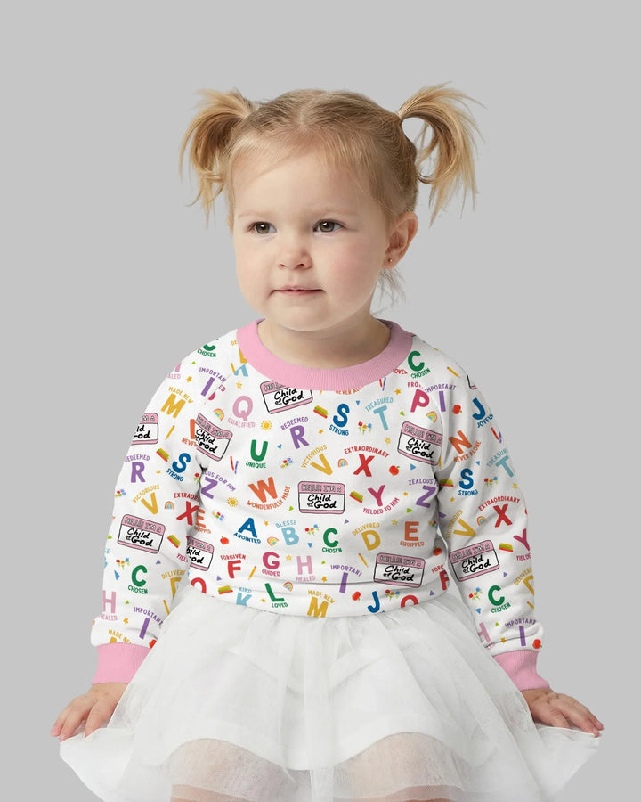 I'm A Child Of God ABCs Bamboo Crewneck Sweatshirt