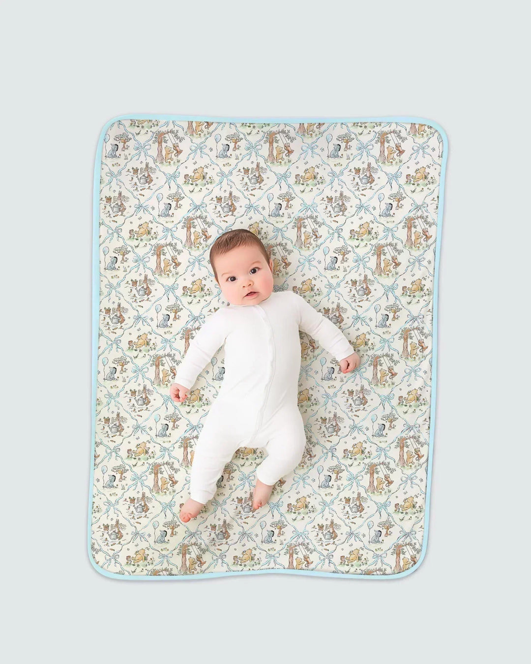 Spring Meadow Friends Bamboo Blanket