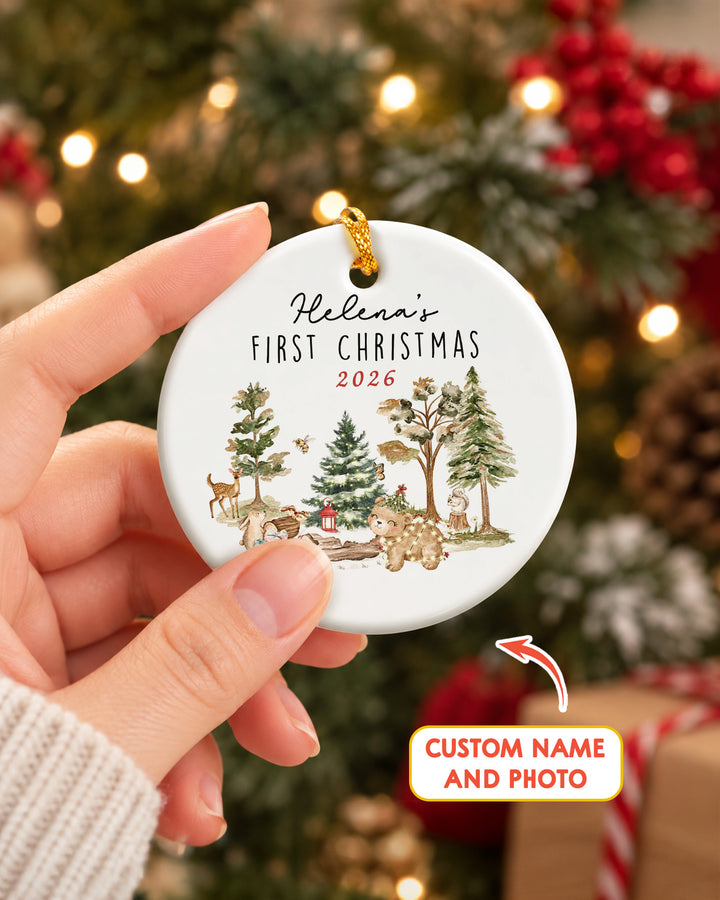 Baby's First Christmas Ceramic Ornament