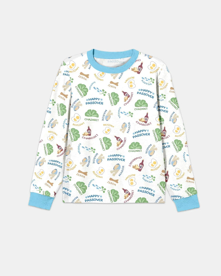 Happy Passover Matching Family Bamboo Men's Pajama Set