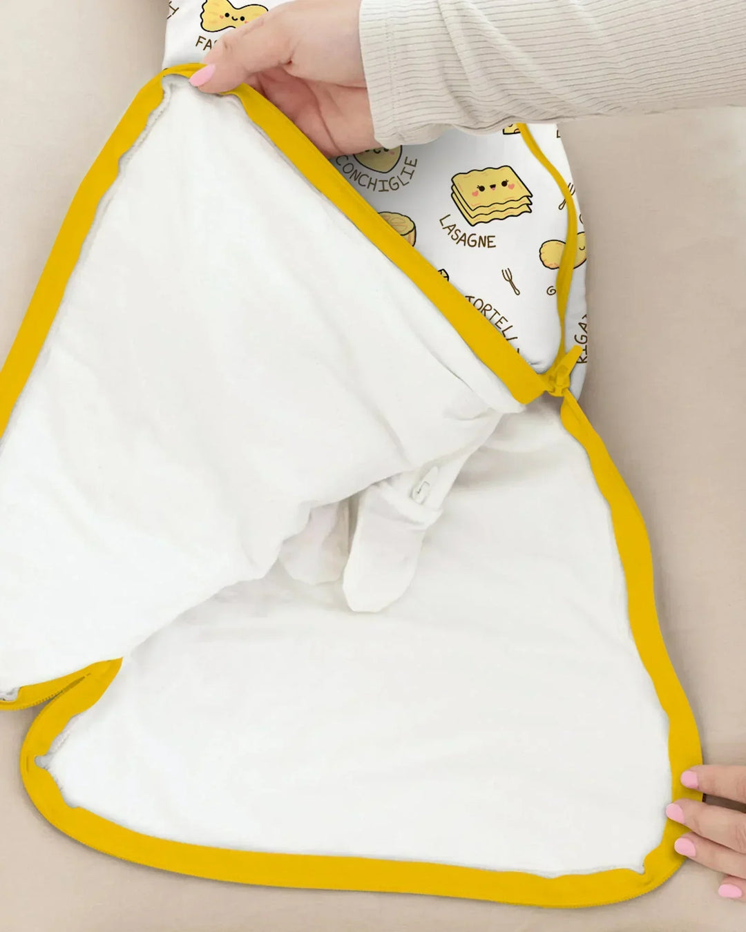 Kawaii Pasta Bamboo Sleep Bag