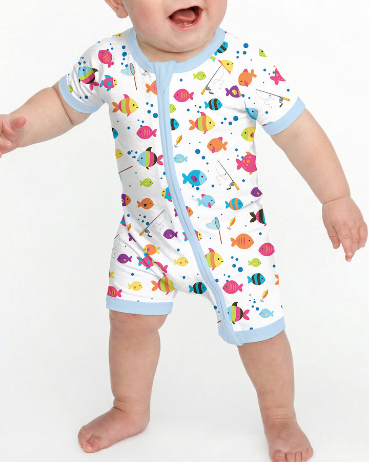Little Fisher’s Adventure Bamboo Shorty Zippy
