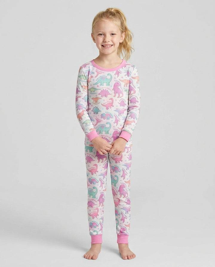 Template Bamboo Two Piece Long Sleeve Pyjamas Set