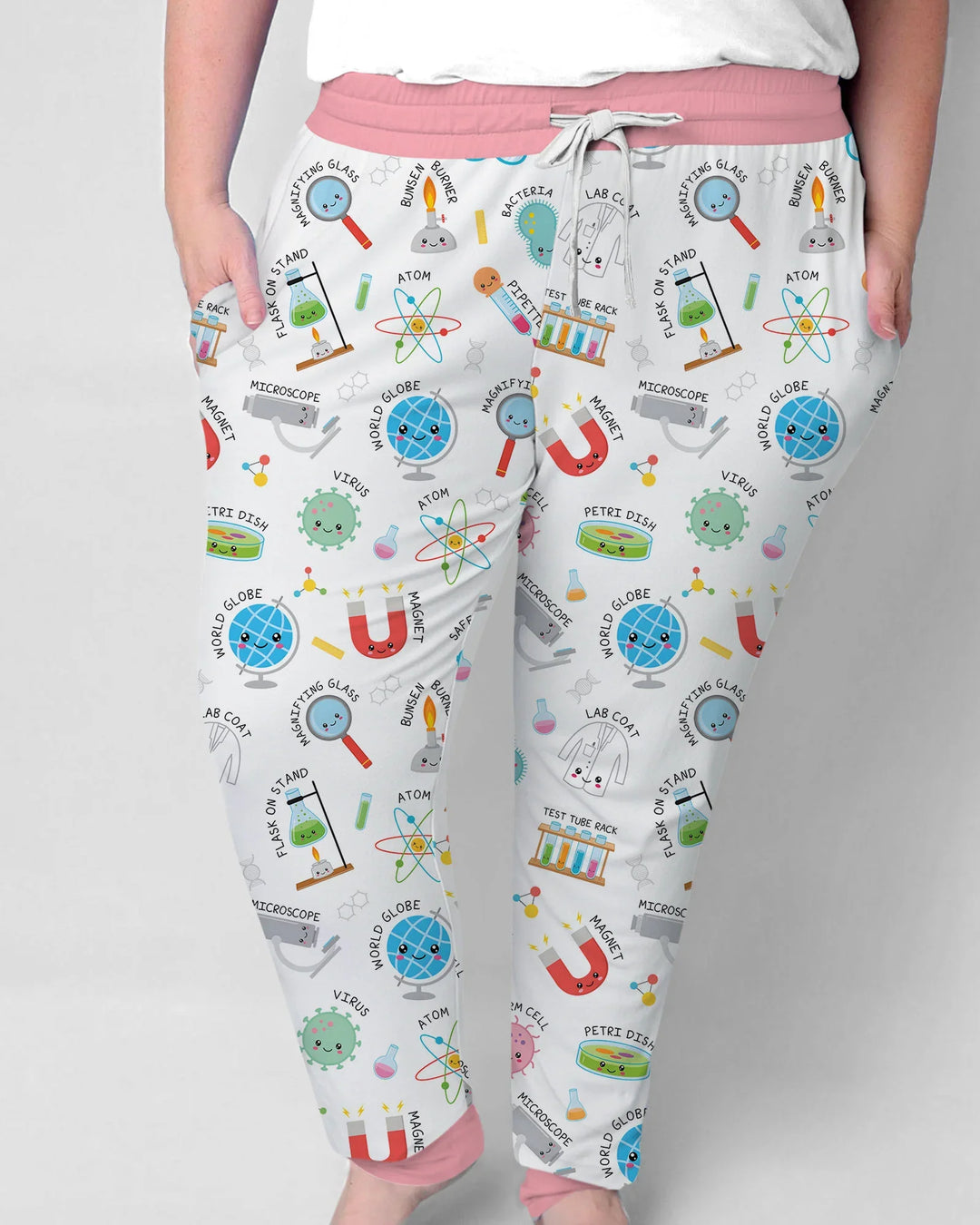 Science Fun Family Matching Bamboo Women Pajama Set
