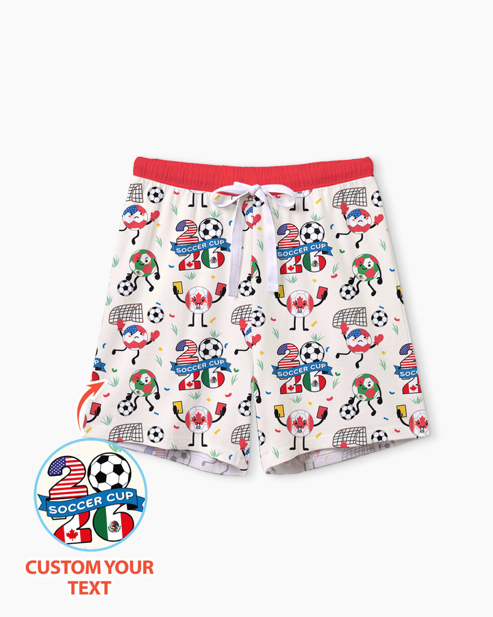Soccer Squad 2026 Bamboo Women Short Sleeve Short Pajama Set