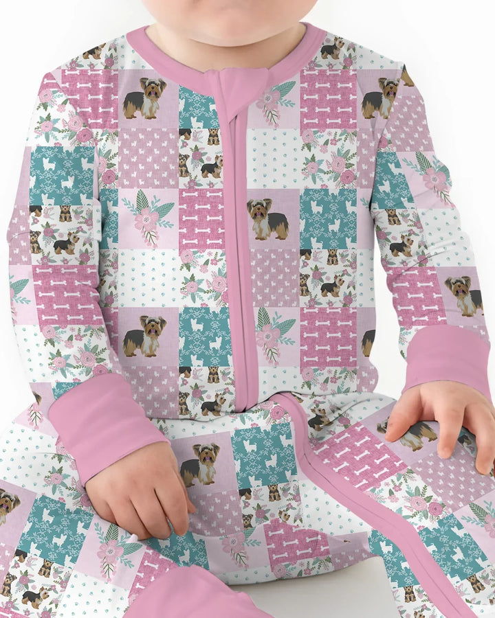 Floral Yorkie Grace Bamboo Convertible Zippy
