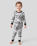Spooky Halloween Toile Bamboo Two Piece Long Sleeve Pajama Set