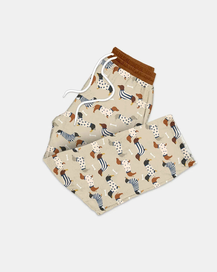 Cute Wieners Bamboo Men's Pajama Set