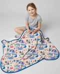 A Day At The Shore Bamboo Blanket