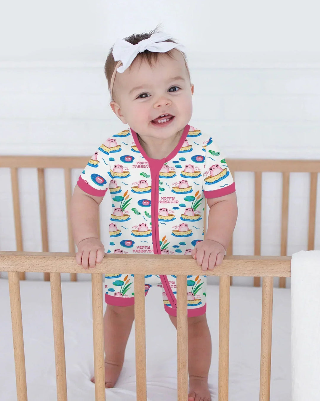 Hoppy Passover Family Matching Bamboo Shorty Zippy