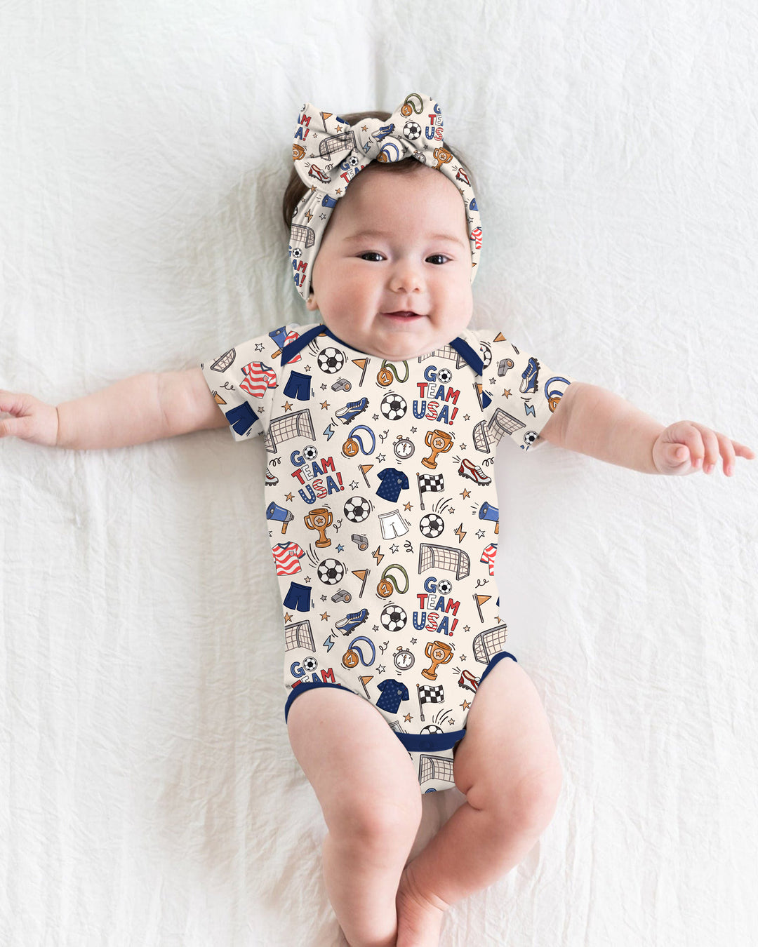 Soccer Go Team USA Bamboo Bodysuit